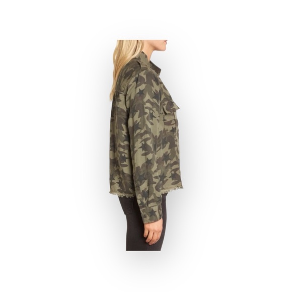 new Rails ✪ Star Camo Print Military Field Utility Jacket ✪ Army Camo Green ✪ XS - Picture 13 of 16